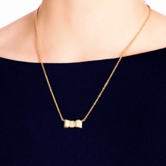 Kate Spade Moon River Bow Necklace 